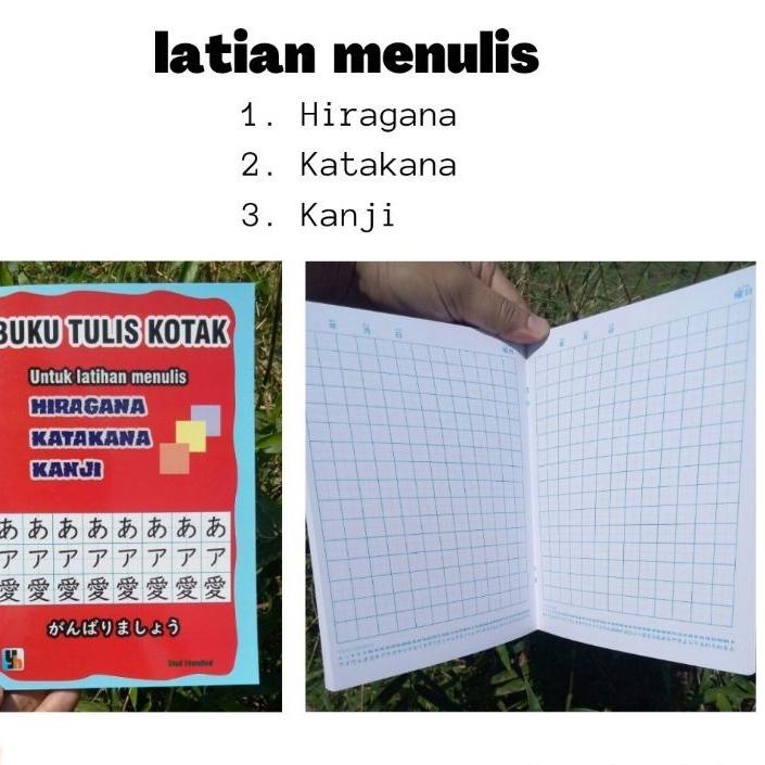 

<G-OXU> <♫> Buku Tulis Kotak Besar Untuk Latihan Menulis Hiragana Katakana Kanji Bahasa Jepang <pasti dikirim>