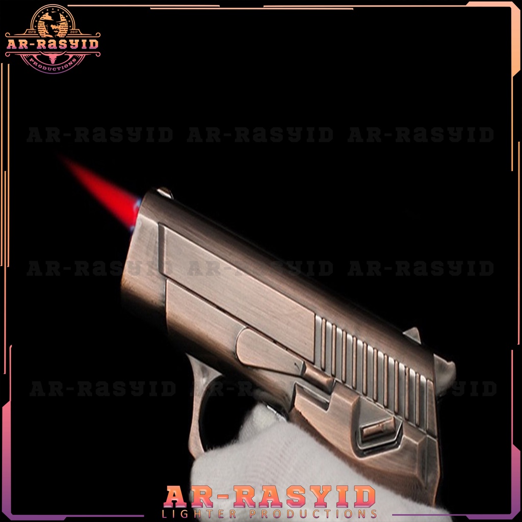 BISA COD Korek Api Bara Gas Pistol Model 666