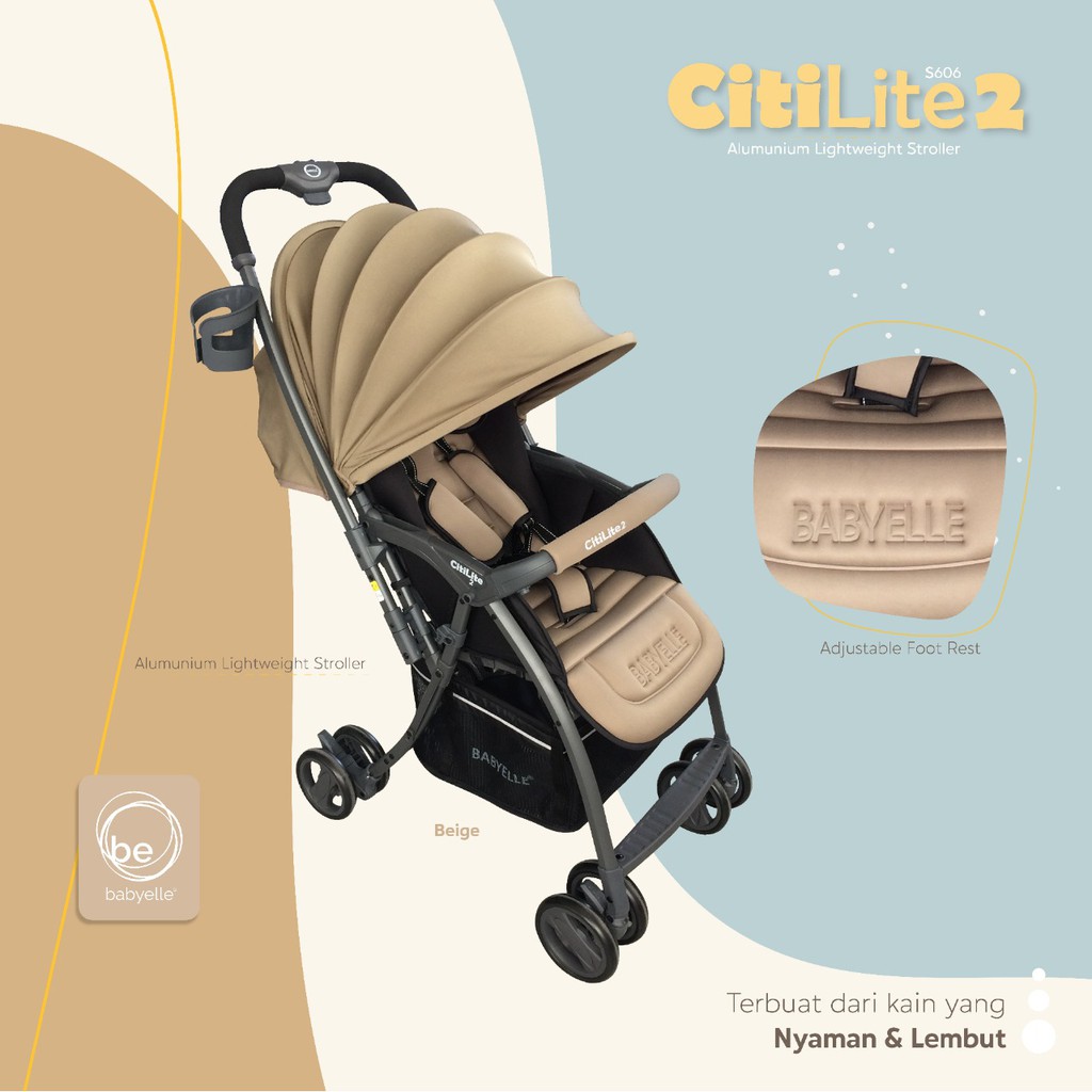 Stroller Baby Elle Citilite 2 S-606 / Baby Elle Neolite S-607 / Stroller Bayi BabyElle Kereta Bayi