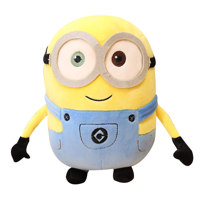 Cute Minions Movie Characters Yellow Plush Toys Bob Stuart In Jeans Soft Dolls Toys &amp; Hobbies Christmas Birthday Gift