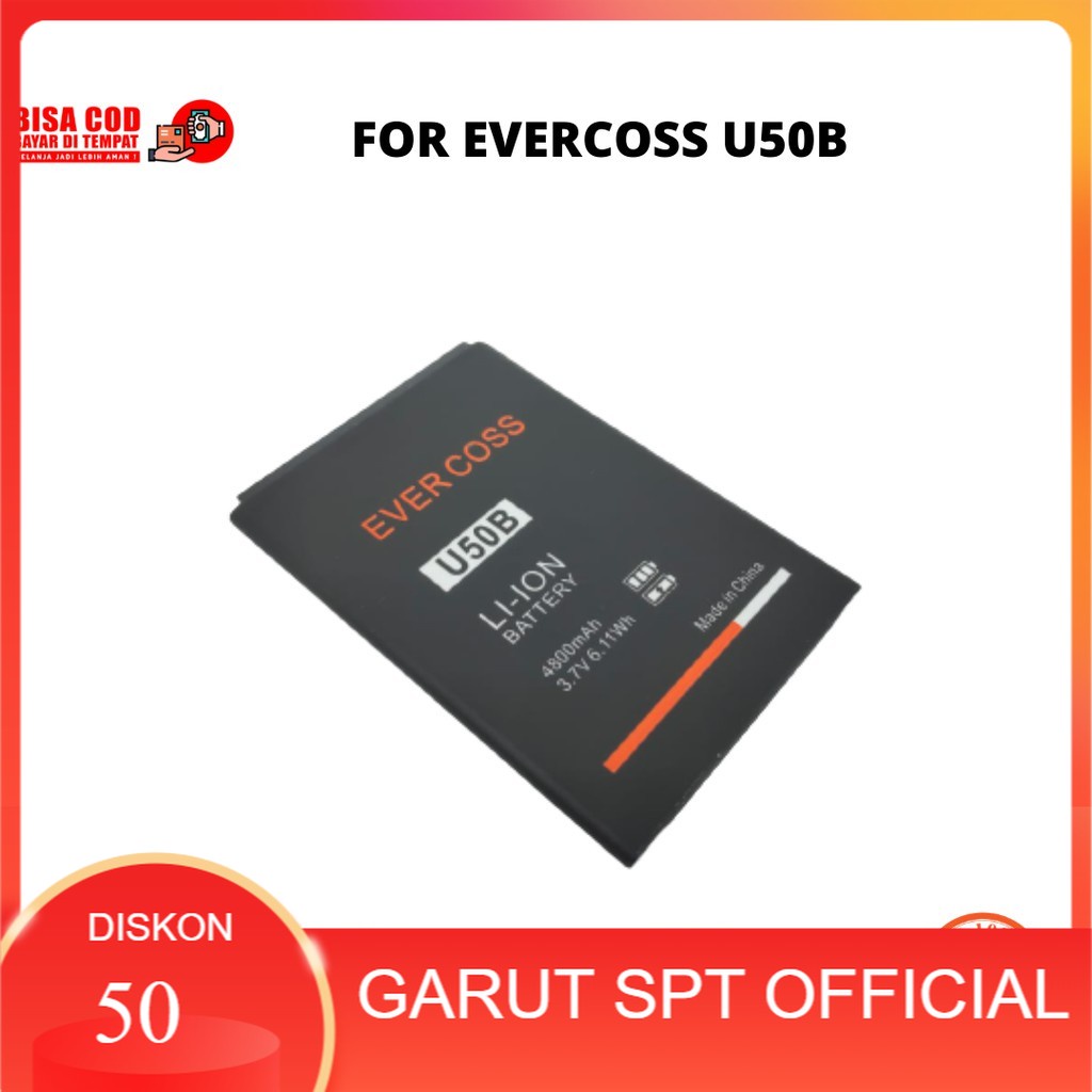 Baterai / Batre Evercoss U50B winner y smart pro Kualitas Original Double Power