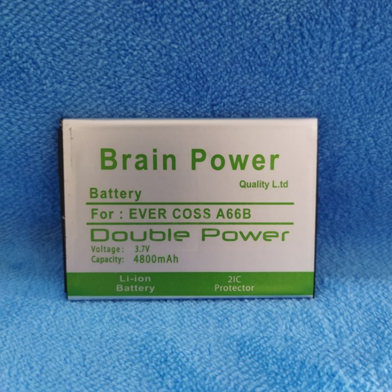 Baterai batre Evercoss A66B double power