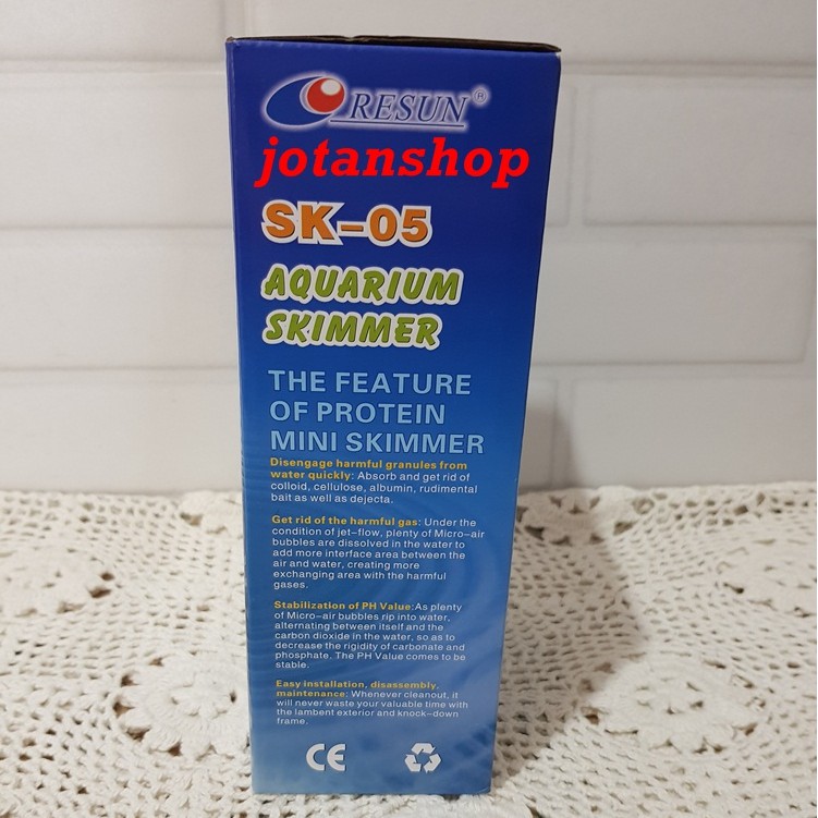 RESUN SKIMMER SK 05 SK05 PROTEIN SKIMER AQUARIUM LAUT