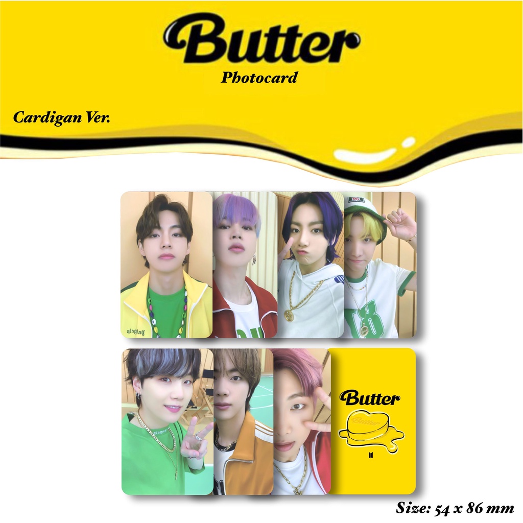 [Photocard] BTS Butter Cardigan - Unofficial