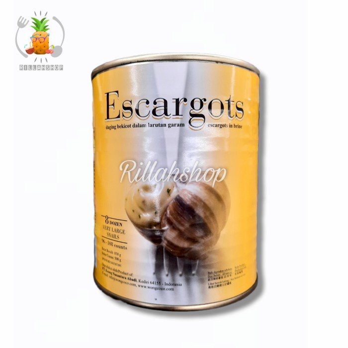 

Escargots Daging Bekicot Kemasan 850g