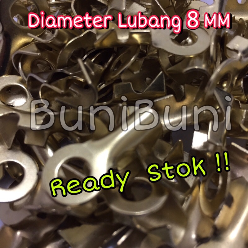 Terminal Skun Massa Ring Baut 12 TEBAL - M8 Diameter Lubang 8 MM Untuk Kabel Ukuran Besar - ECERAN