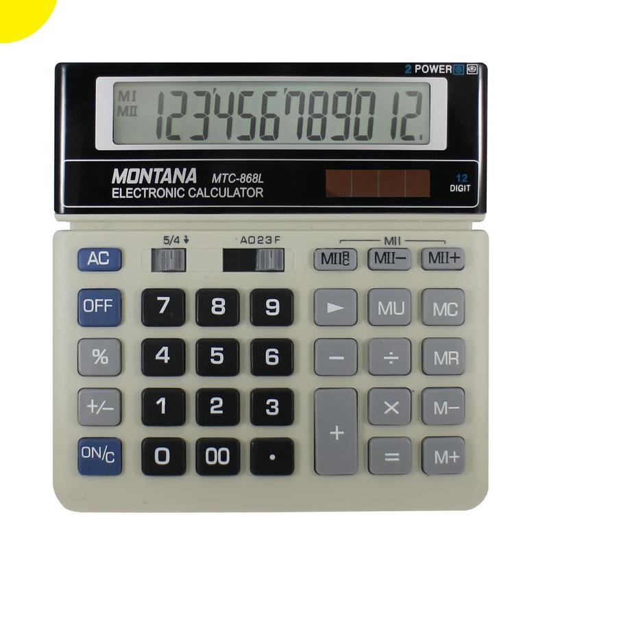 

MONTANA Calculator / Kalkulator Montana MT 868 L/ 12 Digits !