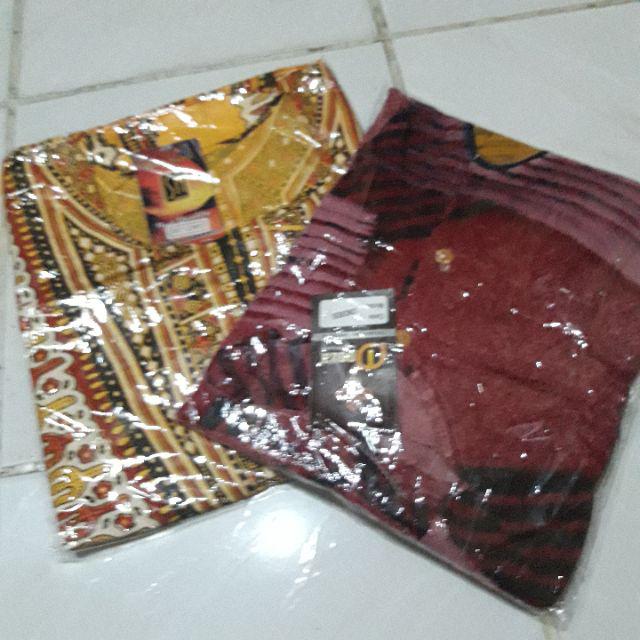 Longdress Harian Batik Coklatan