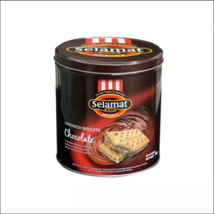 

Selamat biskuit chocolate kaleng 400 gr
