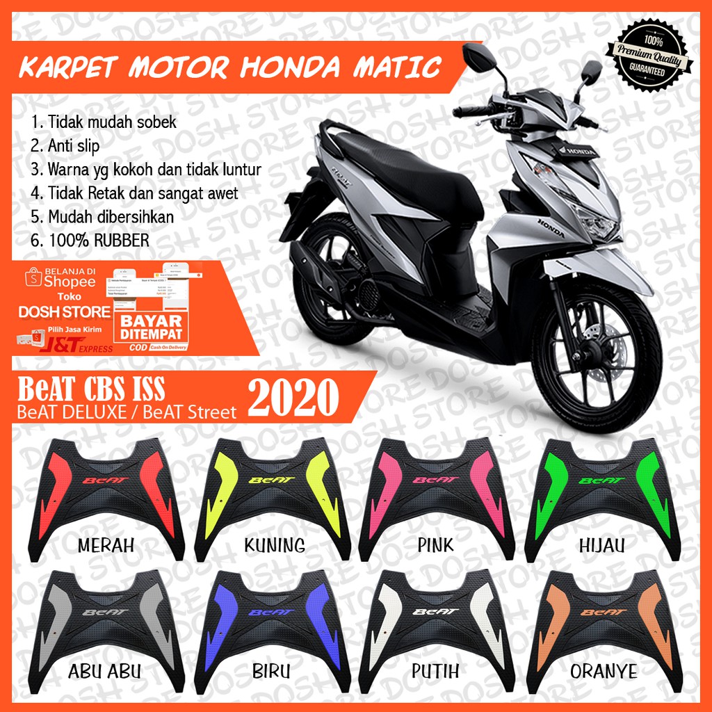 Karpet motor beat / karpet motor beat street / karpet motor beat deluxe / pijakan kaki motor beat