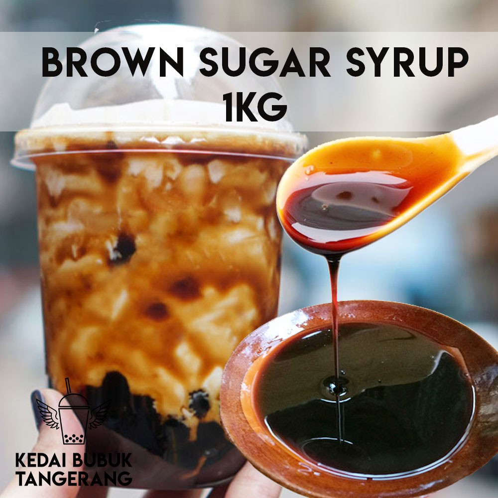 

Brown Sugar Syrup 1kg Gula Brown Sugar Cair 1kg bmb