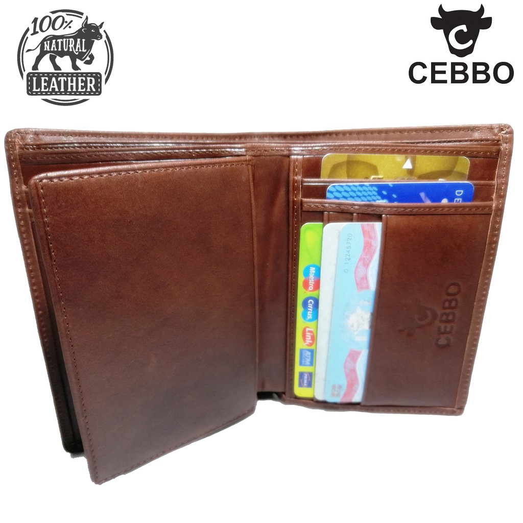 Dompet Kulit 3/4 Bahan Kulit Sapi Pull Up