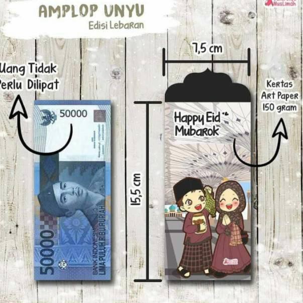 

Terbaru.. Amplop Lebaran Angpao THR ( 1 paket = 48 lembar )