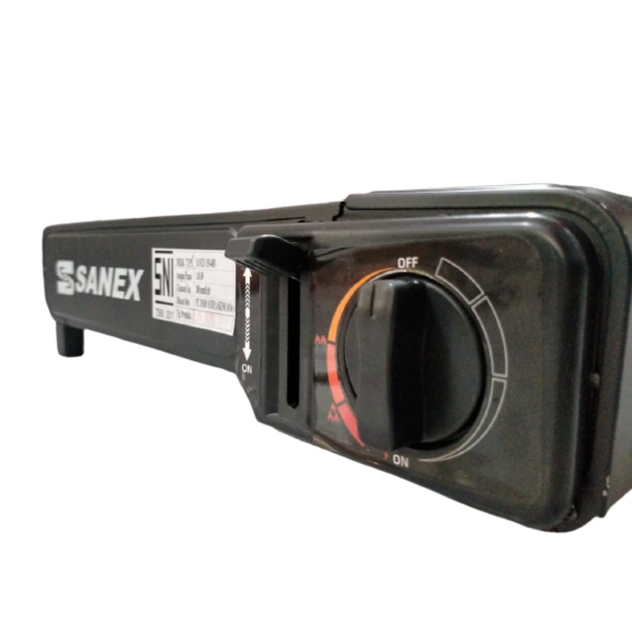 KOMPOR GAS PORTABLE SANEX 2 IN 1 BISA GAS KALENG BISA GAS 3KG/CAMPING