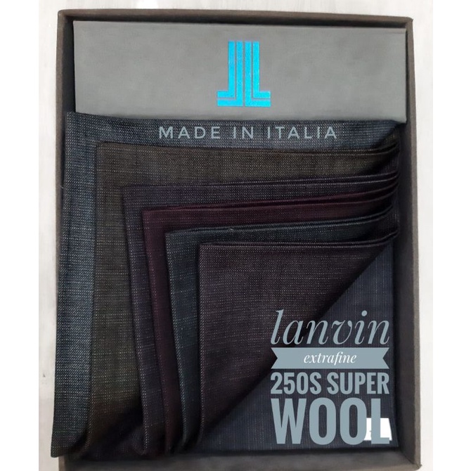 Kain Wol Celana Jas Lanvin Wool Super