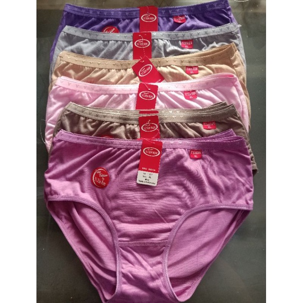 12 Pcs Celana Dalam Wanita /Cd Warna Tua Dan Muda 227 CD WARNA Kalem