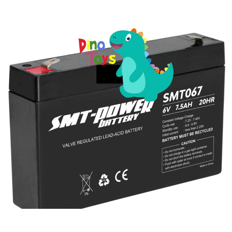 Aki 6volt 7Ah untuk mobil mainan anak