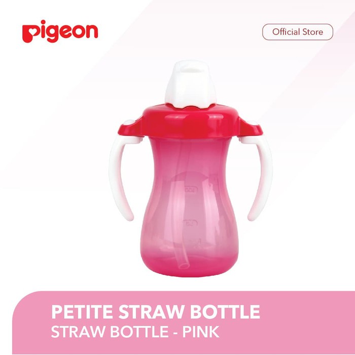 PETITE STRAW BOTTLE PINK PIGEON PR050928