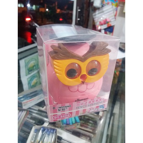 

Sharpener / Rautan / Serutan Putar DY 8404 Bentuk Burung Hantu