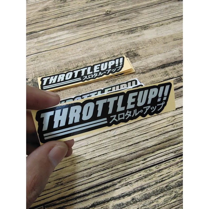 STICKER THROTTLE UP KECIL PRINCUTT