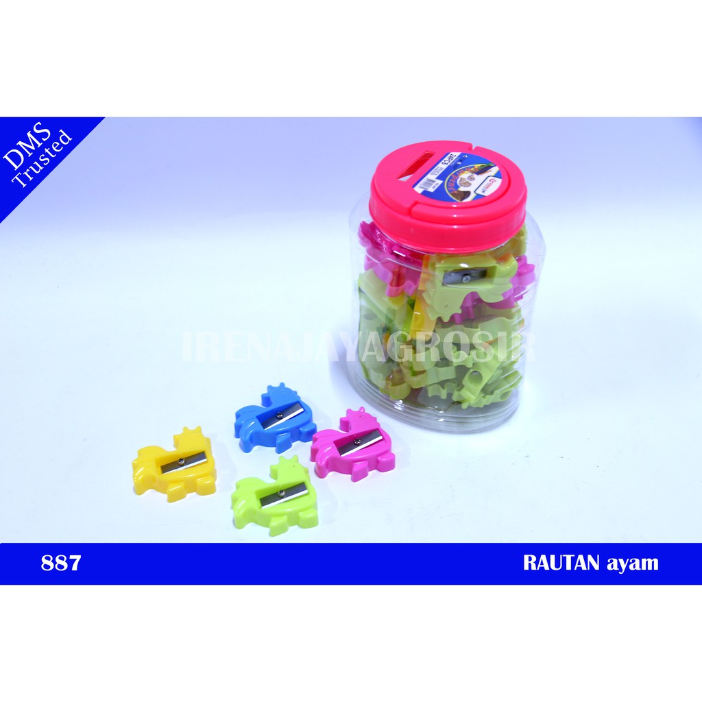 

RAUTAN PENSIL FLIPER bentuk ikan isi 24 pcs SERUTAN PENSIL 24 pcs