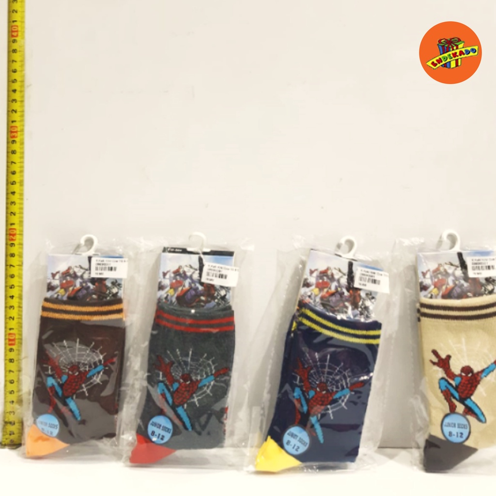 PROMO! KAOS KAKI SPIDERMAN 1236- Kaos Kaki Anak Makassar