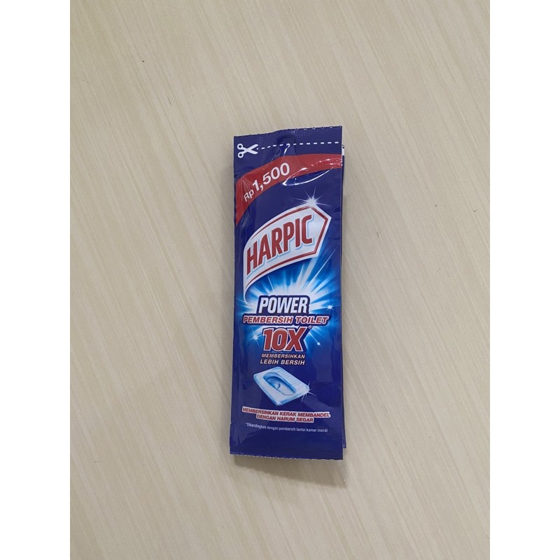harpic pembersih toilet 25ml (12pcs)-Harpic biru 12 pcs