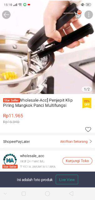 Penjepit Panci Mangkok Piring Anti Panas Pegangan Panci Pegangan Anti Panas
