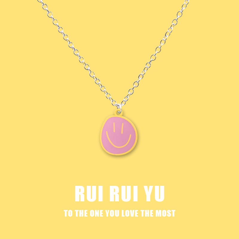 Kalung Desain smiling Gaya Korea Untuk Wanita