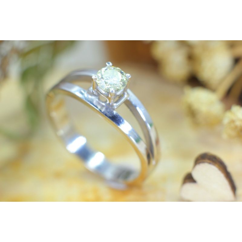 Cincin Berlian Wanita Cincin Emas Putih Cincin Berlian cincin Harga Terjangkau Mewah