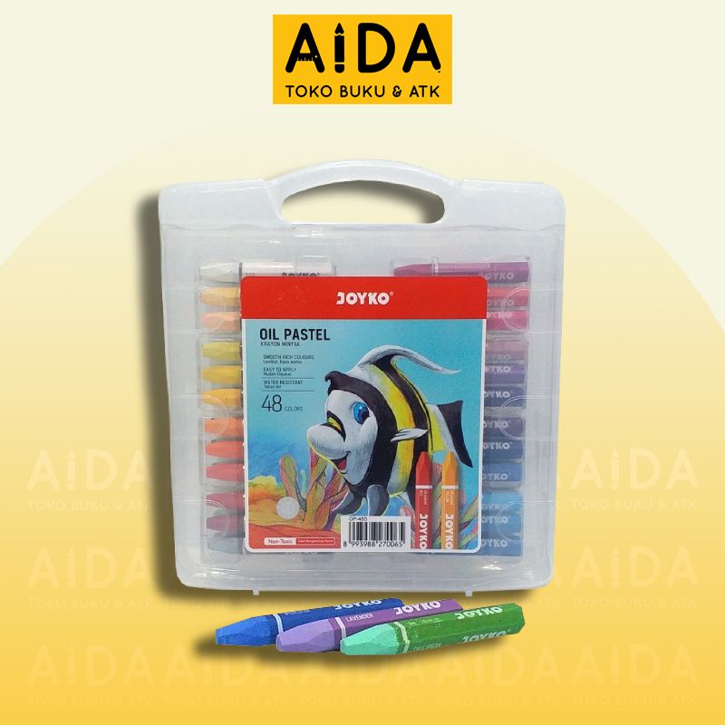 Jual CRAYON JOYKO OIL PASTELS 48 Colors Krayon Joyko 48 Warna