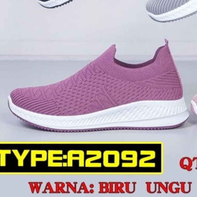 sepatu wanita sneakers import Korean version Feata A 2092 anti selip