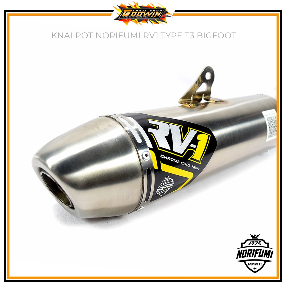 Knalpot Kenalpot Muffler Original Norifumi RV1 N4 Shorty T3 KLX 150 BIGFOOTF DTRACKER New CRF 150 L CRF 150L-T3