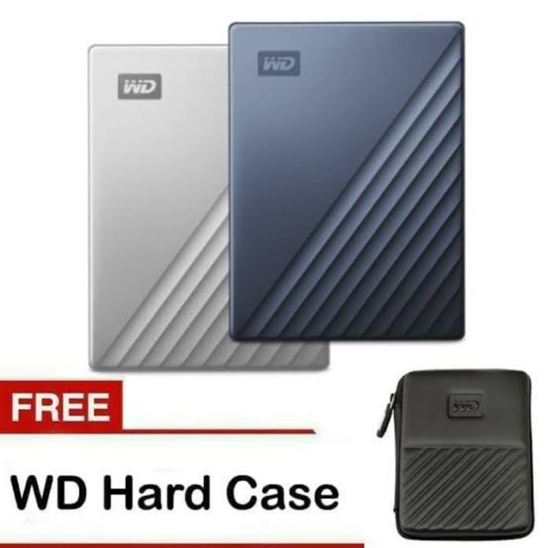 HDD External WD My Passport Ultra USB Type C 4TB USB C GARANSI RESMI