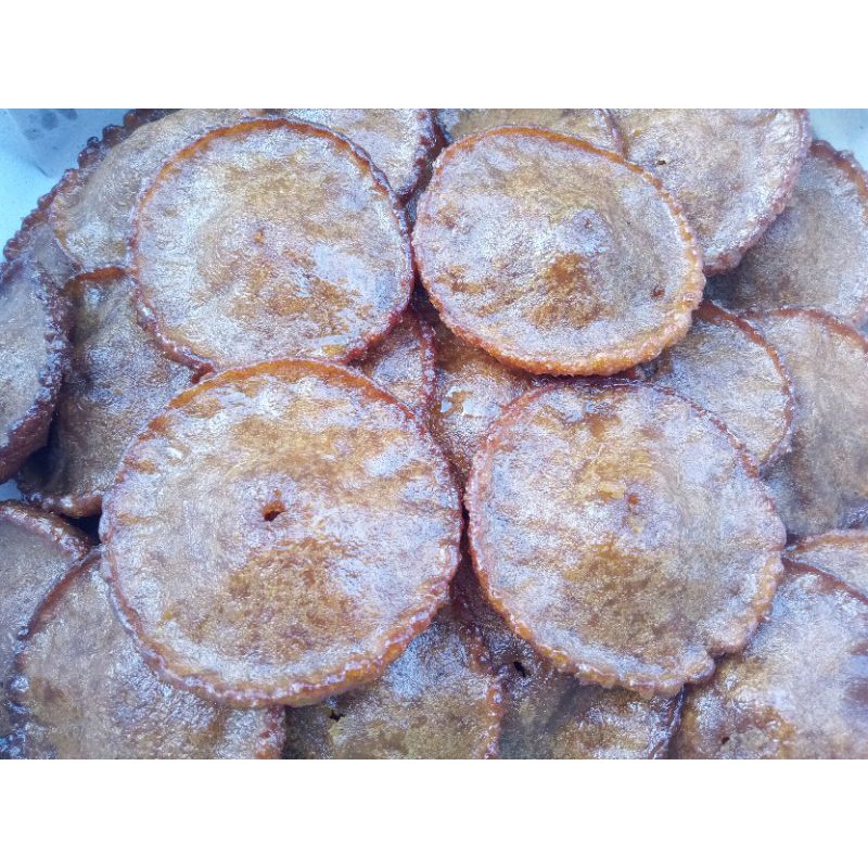 

Kue cucur gula merah tepi garing