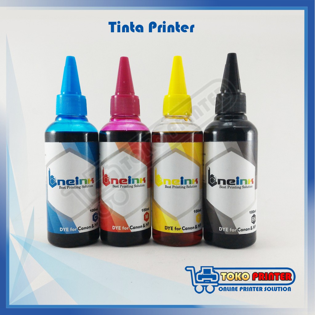 Tinta DYE Canon HP 100ml (refill, oneink, one ink, photo, poto, foto)