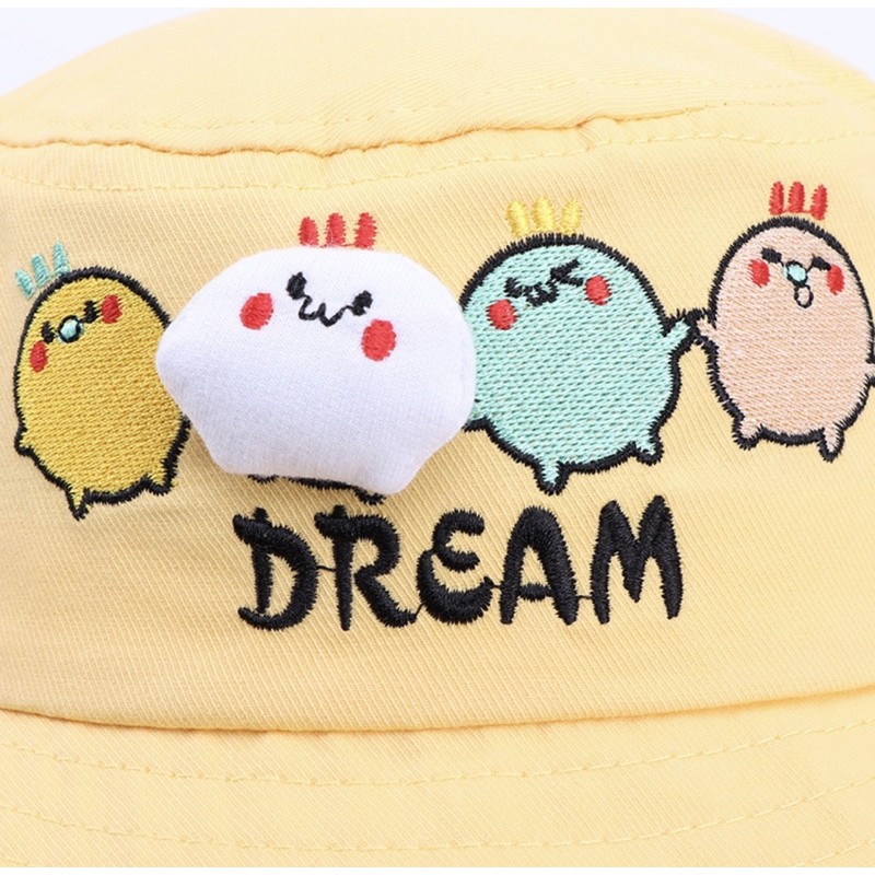 3 4 5 tahun Topi Bucket Anak Balita Perempuan Model DREAM / Toddler Kids Hat