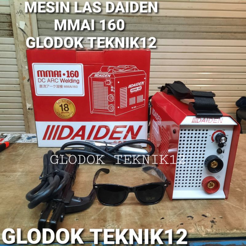 MESIN LAS DAIDEN MMAI 160 / INVERTER LAS DAIDEN 160A / TRAFO LAS DAIDEN MMA 160