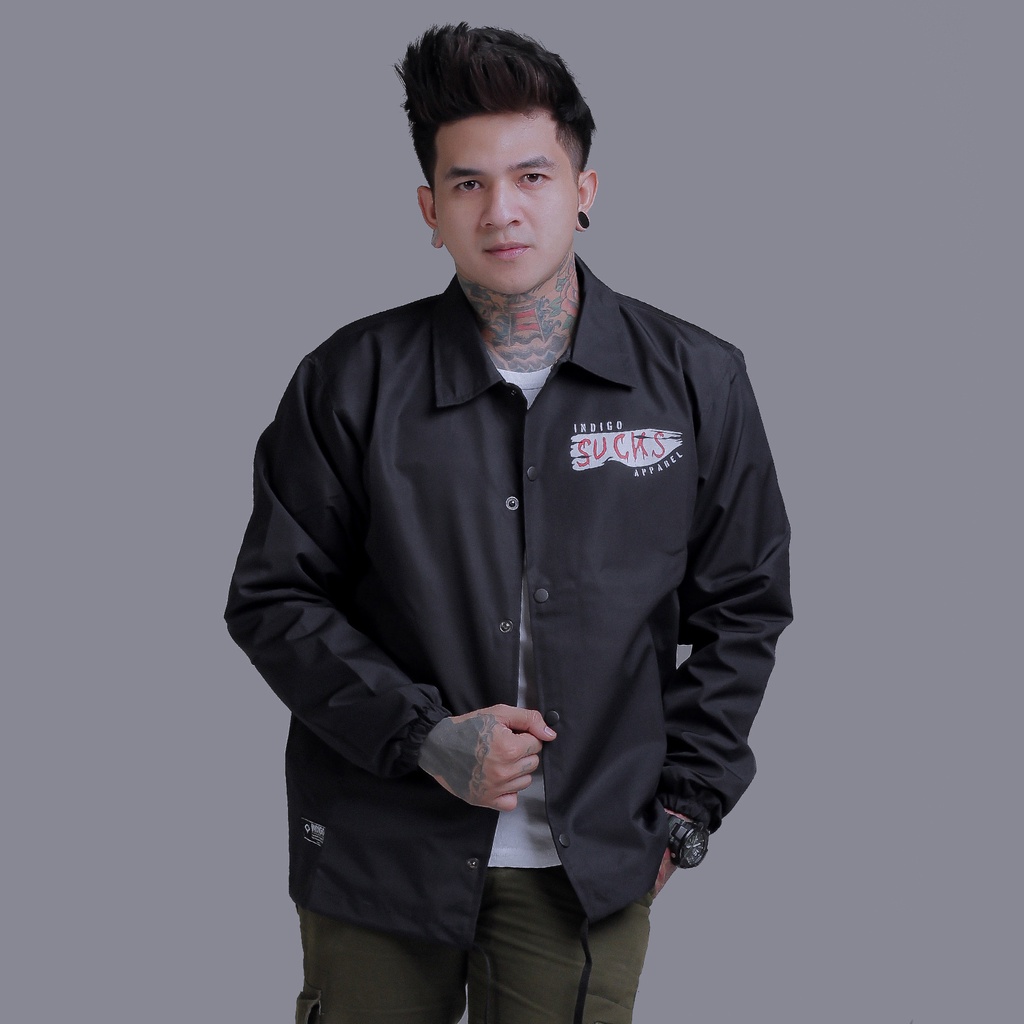 JAKET PARASUT COACH JUMBO SUCKS BY INDIGO