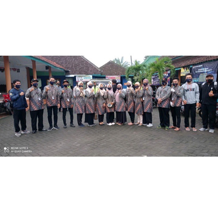 Baju Batik Couple Pria Wanita Seragam Batik Kantor Kerja Guru Lengan Panjang Size M L Xl Xxl Jumbo