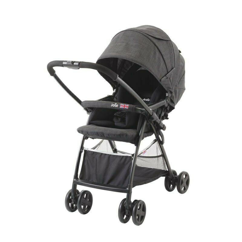 Makassar - Stroller Baby Reversible Handle Kereta Dorong Bayi Hadap Ibu Joie Sma Baggi DLX Chromium