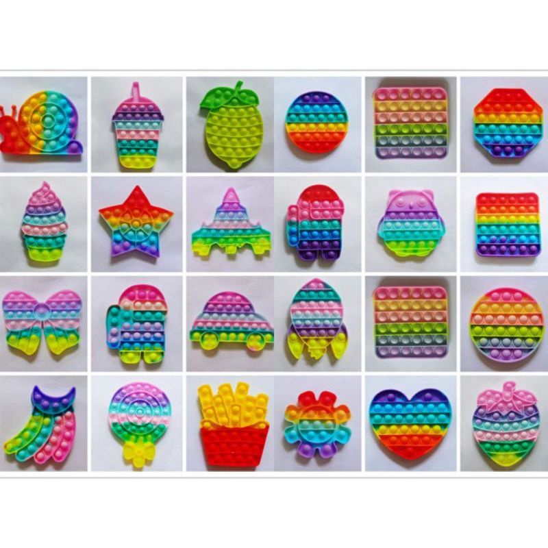 Mainan Anak Pop It Murah / Fidget Toys Push Pop it
