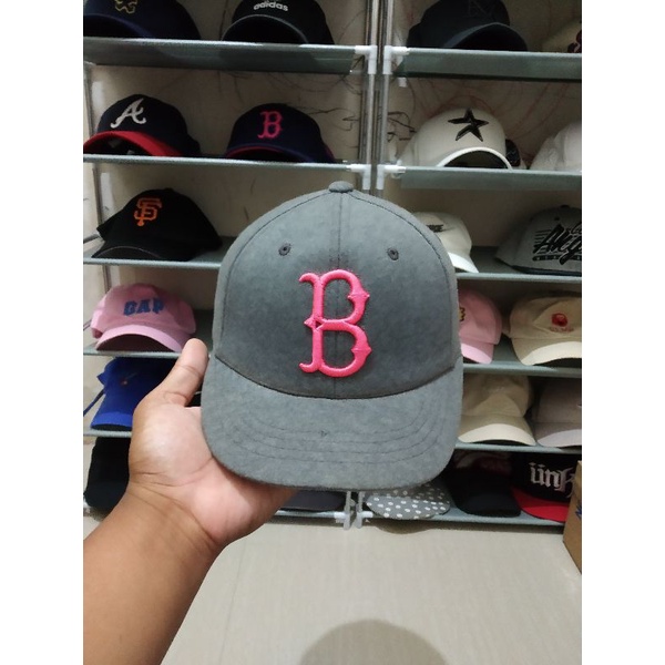 Topi mlb second (visor pendek)