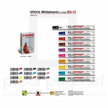 

Spidol Snowman Whiteboard BG-12 MURAHl Spidol Papan tulis GROSIR MURAH Diskon