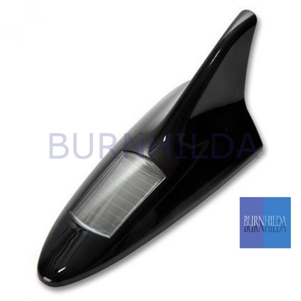 Shark Fin Lampu Solar Mobil Bentuk Sirip Hiu 8 LED mobil motor burnhilda