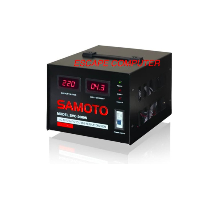 STABILIZER SAMOTO 2000VA STAVOLT LISTRIK RUMAH