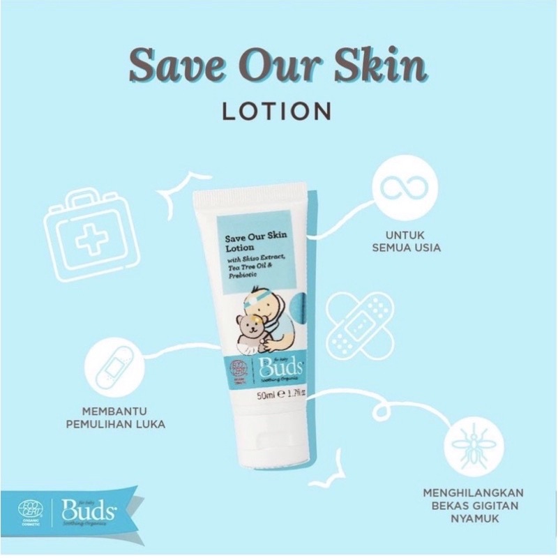 Buds Organic Save Our Skin Lotion 50 ml Buds Save Our Skin