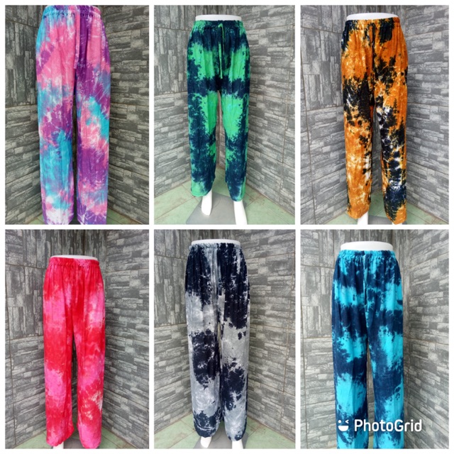  TERMURAH kulot  Tie  dye  fit To XL Shopee Indonesia