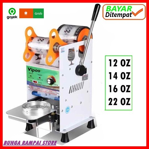 PROMO Vipoo Cup Sealer Machine V-D9 / Mesin Penyegel Gelas Minuman 22oz