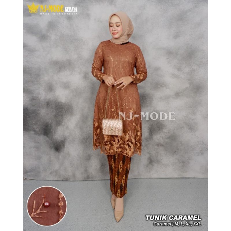 NEW REAL PICT SETELAN KEBAYA TULLE/KEBAYA WISUDA/TUNIK TULLE /TUNIK TULLE MURAH